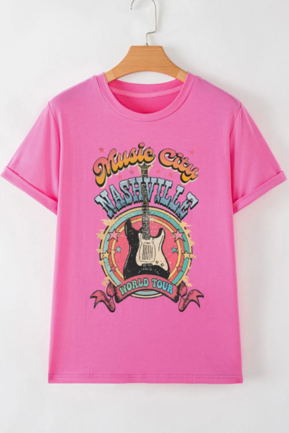 Graphic Round Neck Short Sleeve Tee
