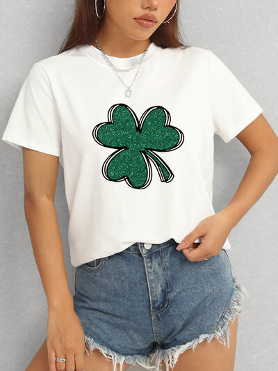 Lucky Clover Comfort Fit T-Shirt - Basic, Stylish & Comfortable