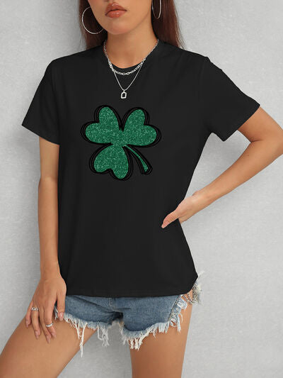 Lucky Clover Comfort Fit T-Shirt - Basic, Stylish & Comfortable