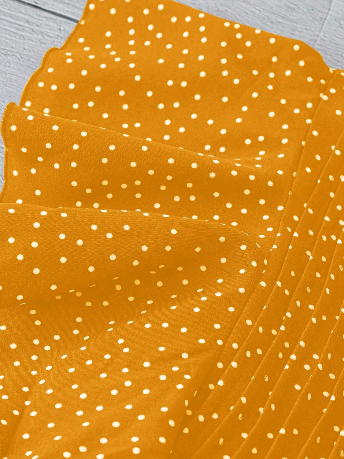 Polka Dot Ruffled Cap Sleeve Blouse - Chic & Feminine