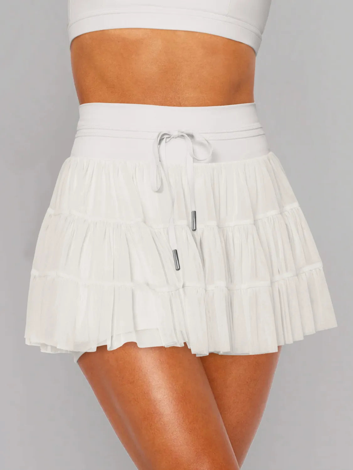 High Waist Pocketed Athletic Skort