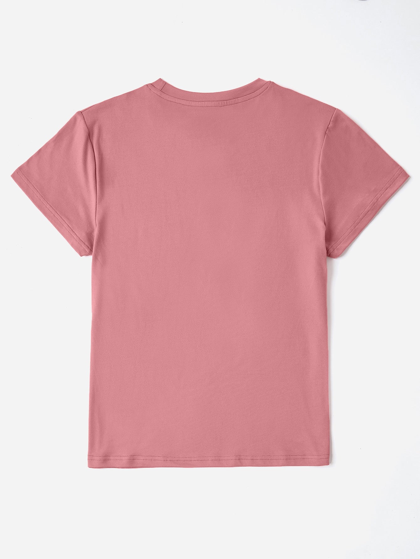 Rabbit Round Neck T-Shirt - Cute & Casual Print Tee