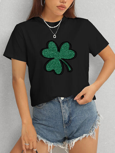 Lucky Clover Comfort Fit T-Shirt - Basic, Stylish & Comfortable