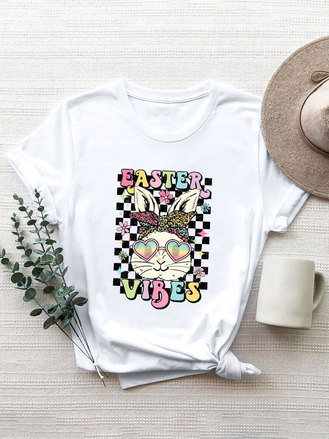 EASTER VIBES T-Shirt - Festive & Comfortable Festive Wear White