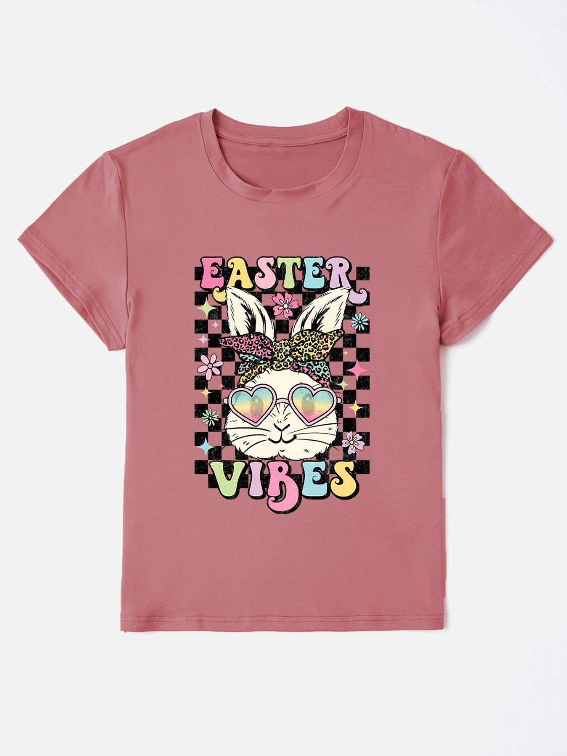 EASTER VIBES T-Shirt - Festive & Comfortable Festive Wear Dusty Pink