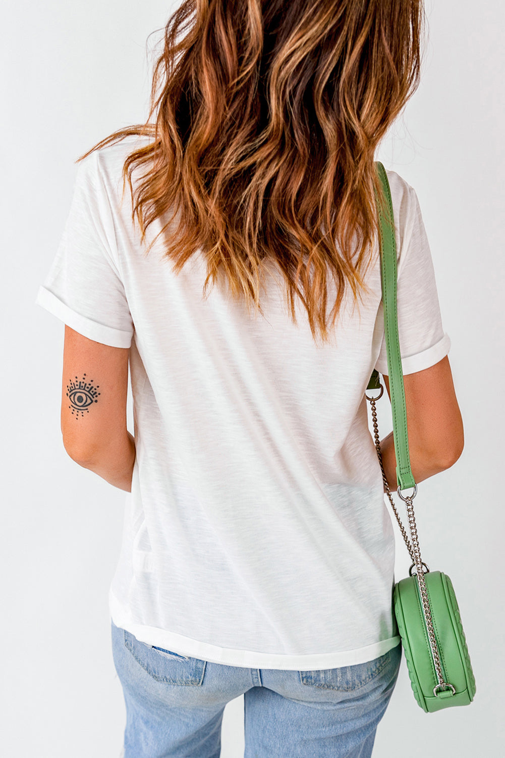 Floral Bunny Graphic Crewneck T-Shirt - Cute & Comfy Easter Tee