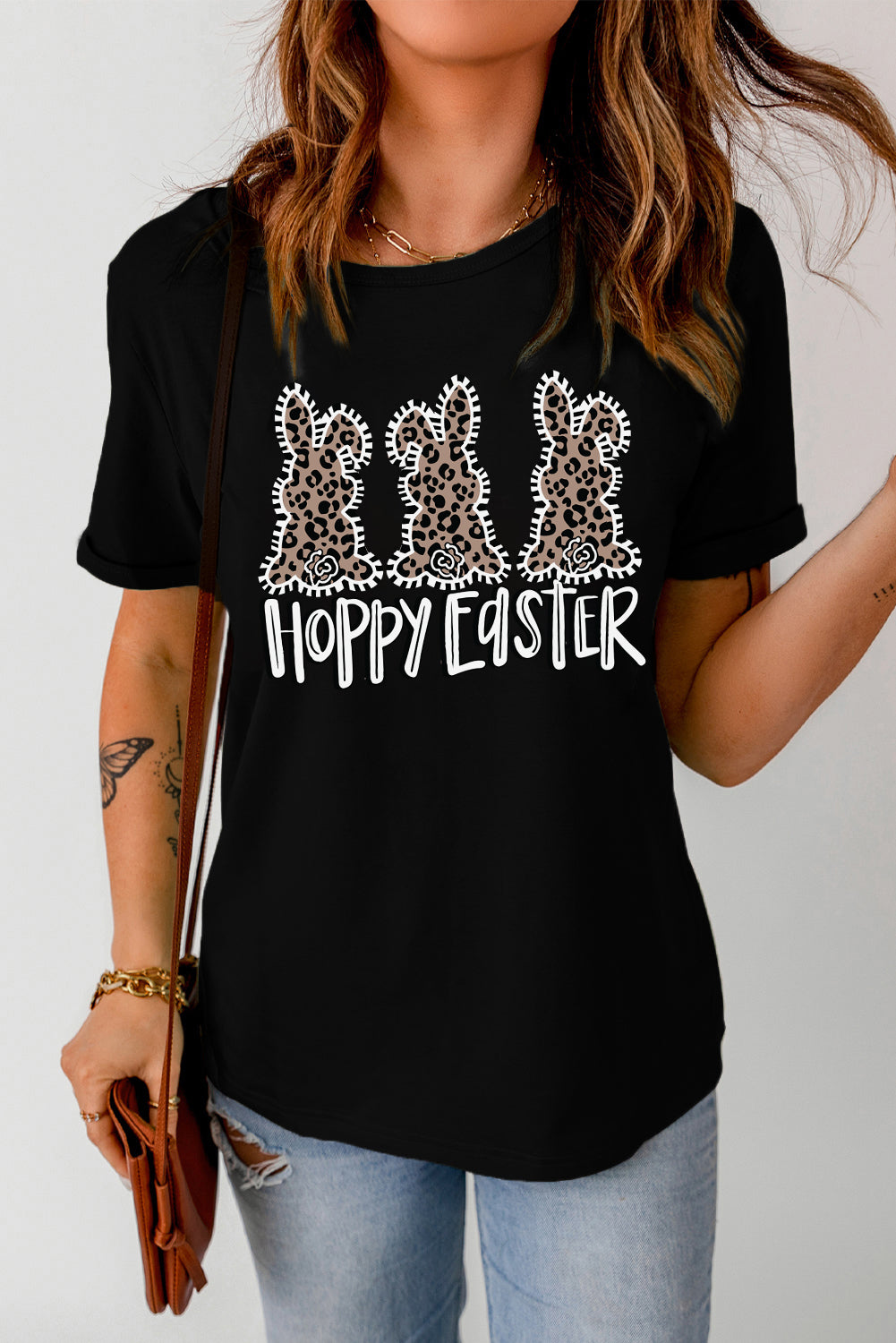HOPPY EASTER Graphic Tee - Festive & Fun Holiday T-Shirt