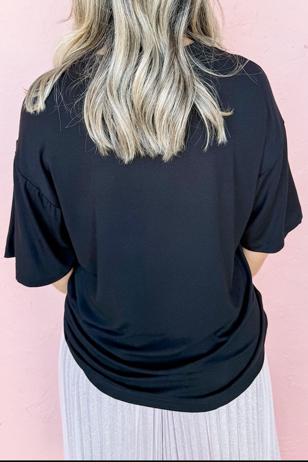 Graphic Round Neck Short Sleeve T-Shirt - Casual & Stylish
