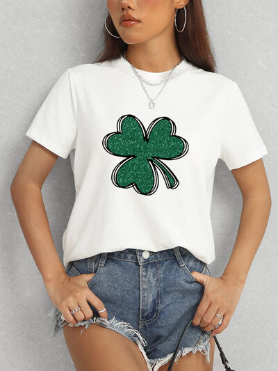 Lucky Clover Comfort Fit T-Shirt - Basic, Stylish & Comfortable
