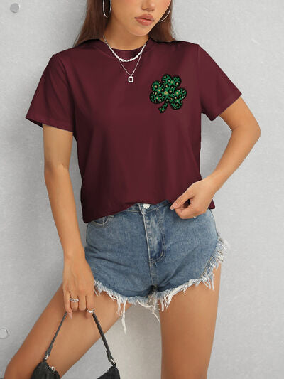 Lucky Clover Comfort Fit Short Sleeve T-Shirt