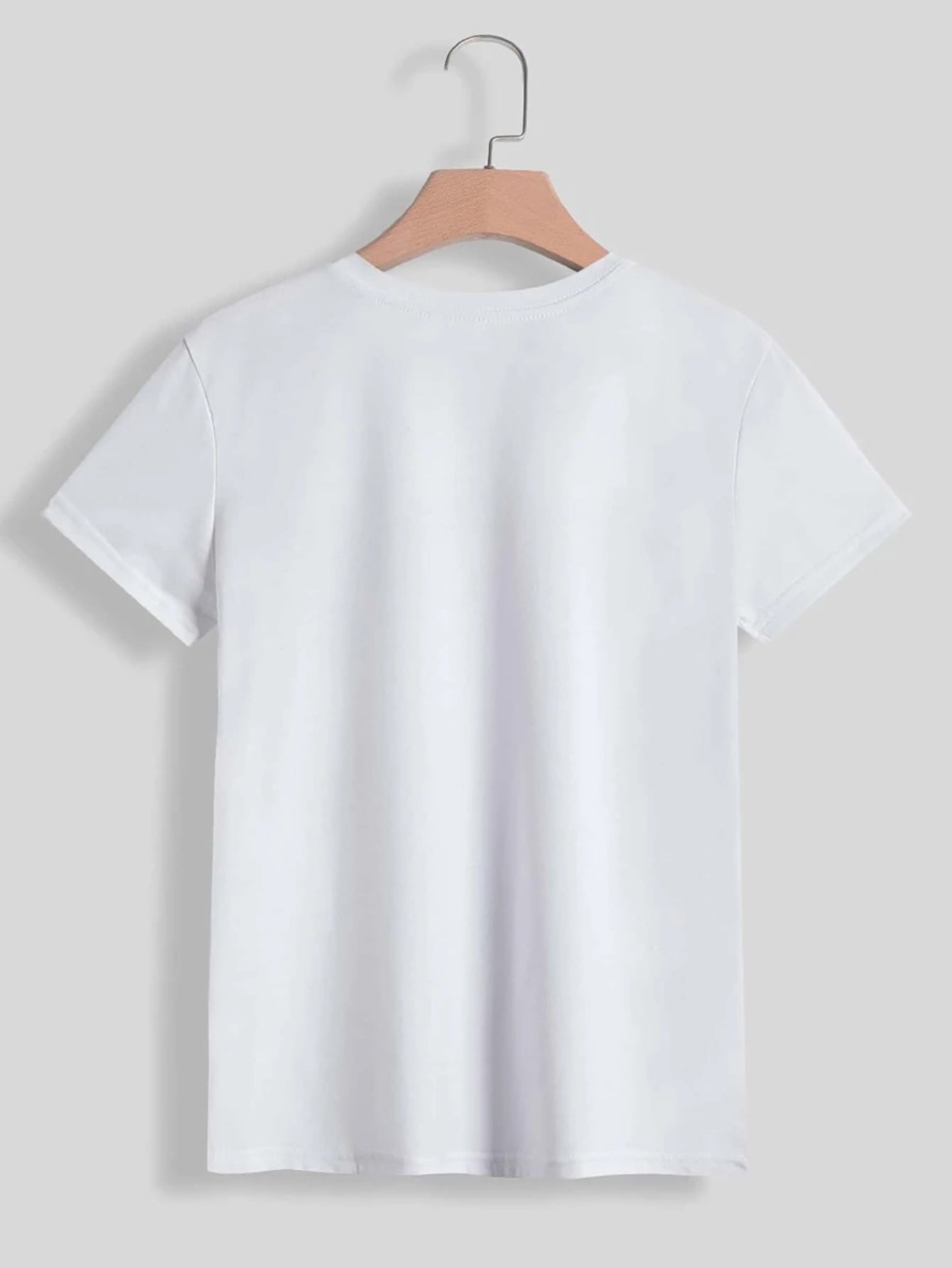 Rabbit Graphic Short Sleeve T-Shirt - Casual & Comfy