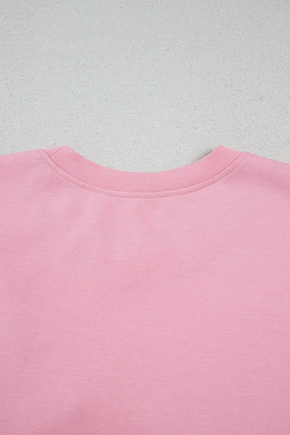 Comfortable Bow Round Neck Short Sleeve T-Shirt