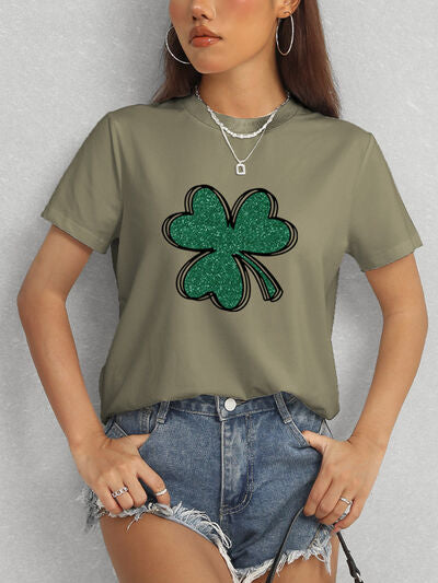 Lucky Clover Comfort Fit T-Shirt - Basic, Stylish & Comfortable