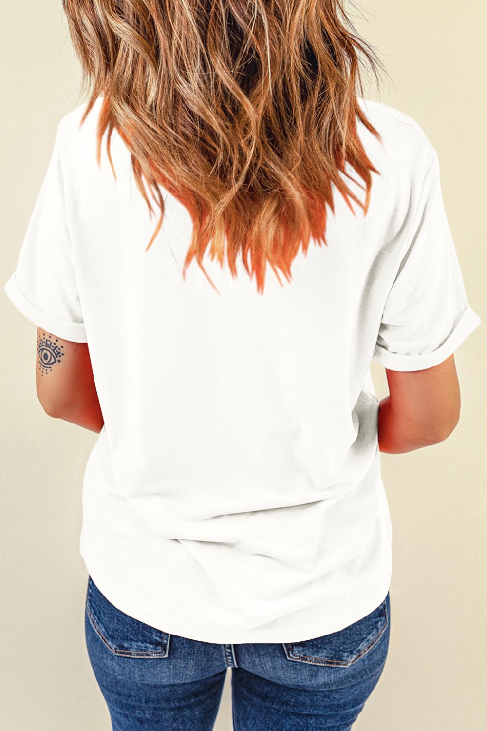 Easter Egg Bow Bunny Ear Graphic T-Shirt - Festive & Cute