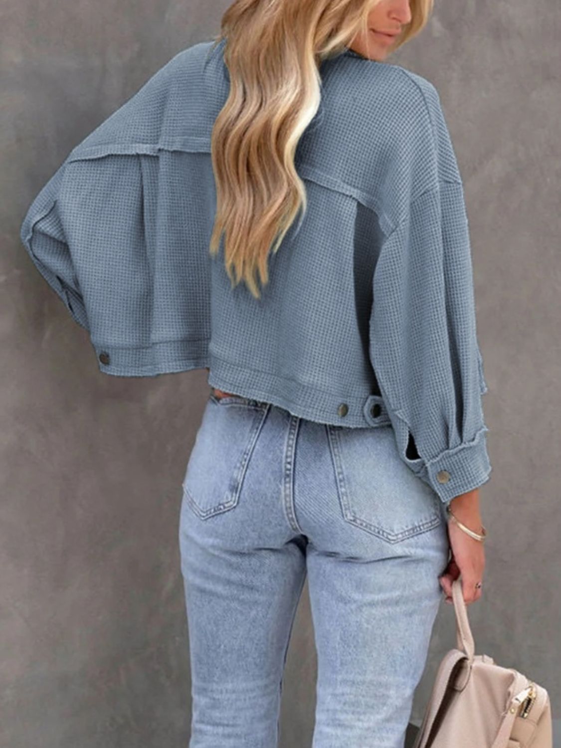 Button-Up Long Sleeve Jacket