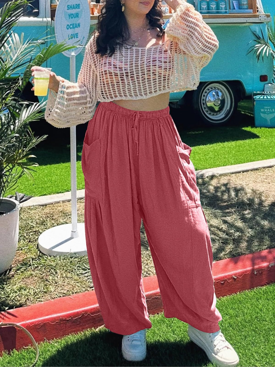 Full Size Wide Leg Pants with Pockets - Stylish & Comfortable