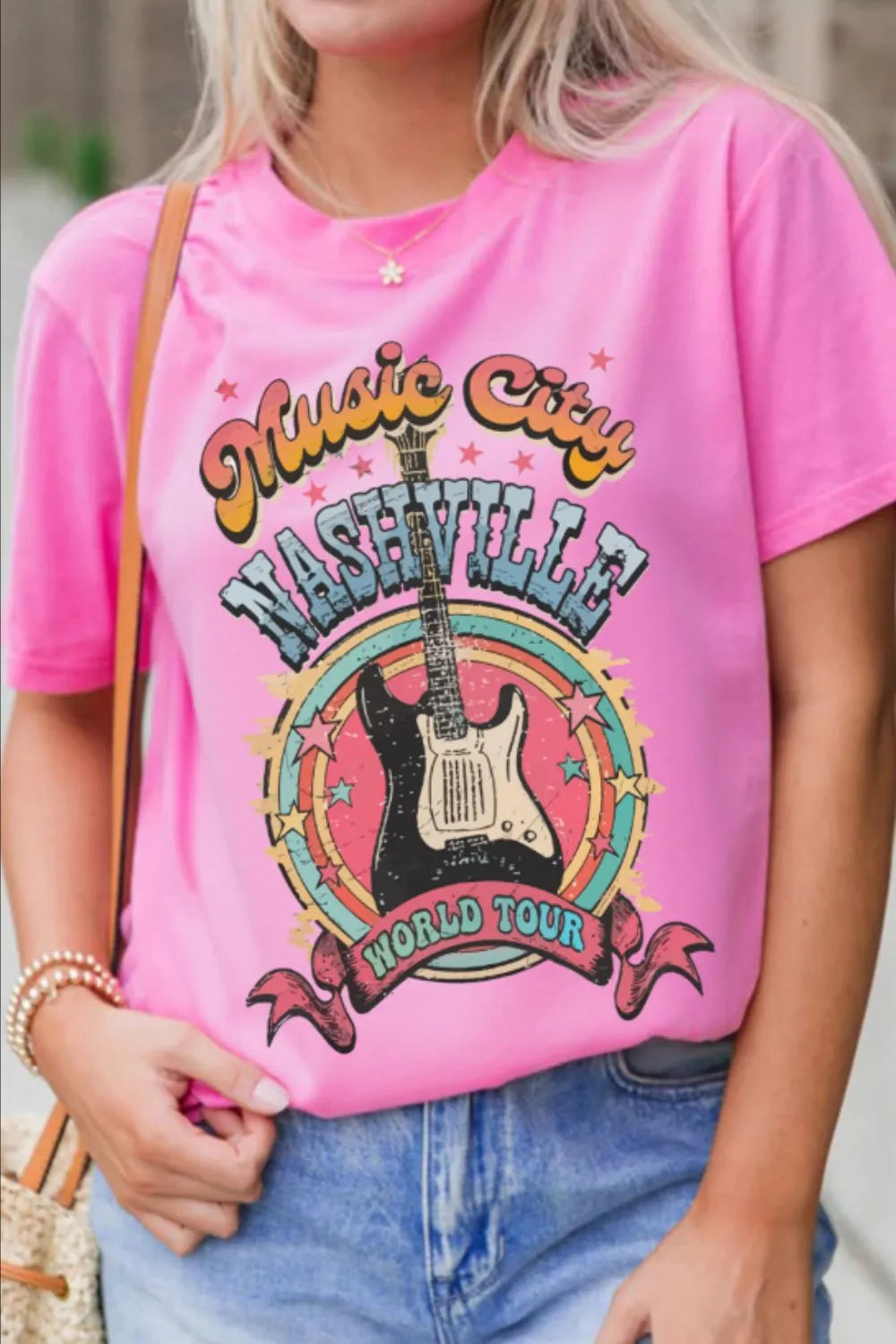 Graphic Round Neck Short Sleeve Tee