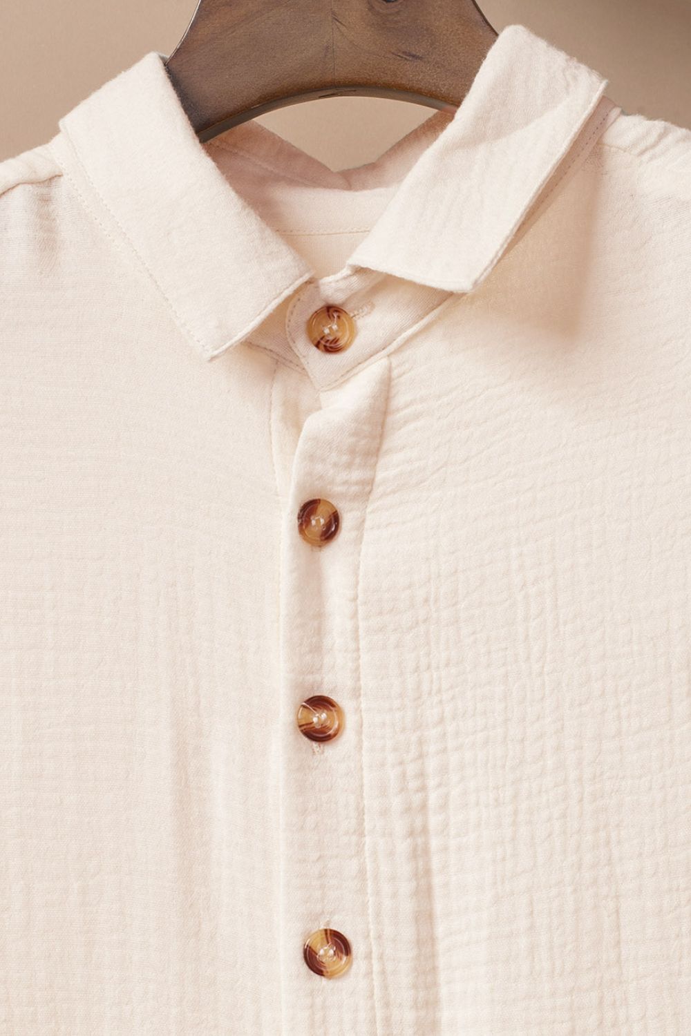 Button Down Short Sleeve Midi Shirt Dress - Elegant & Versatile