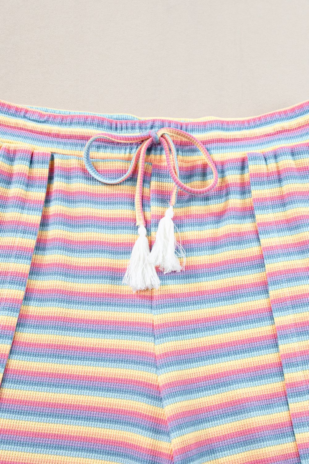 Striped Two-Piece Outfit - Stylish & Comfortable Matching Set