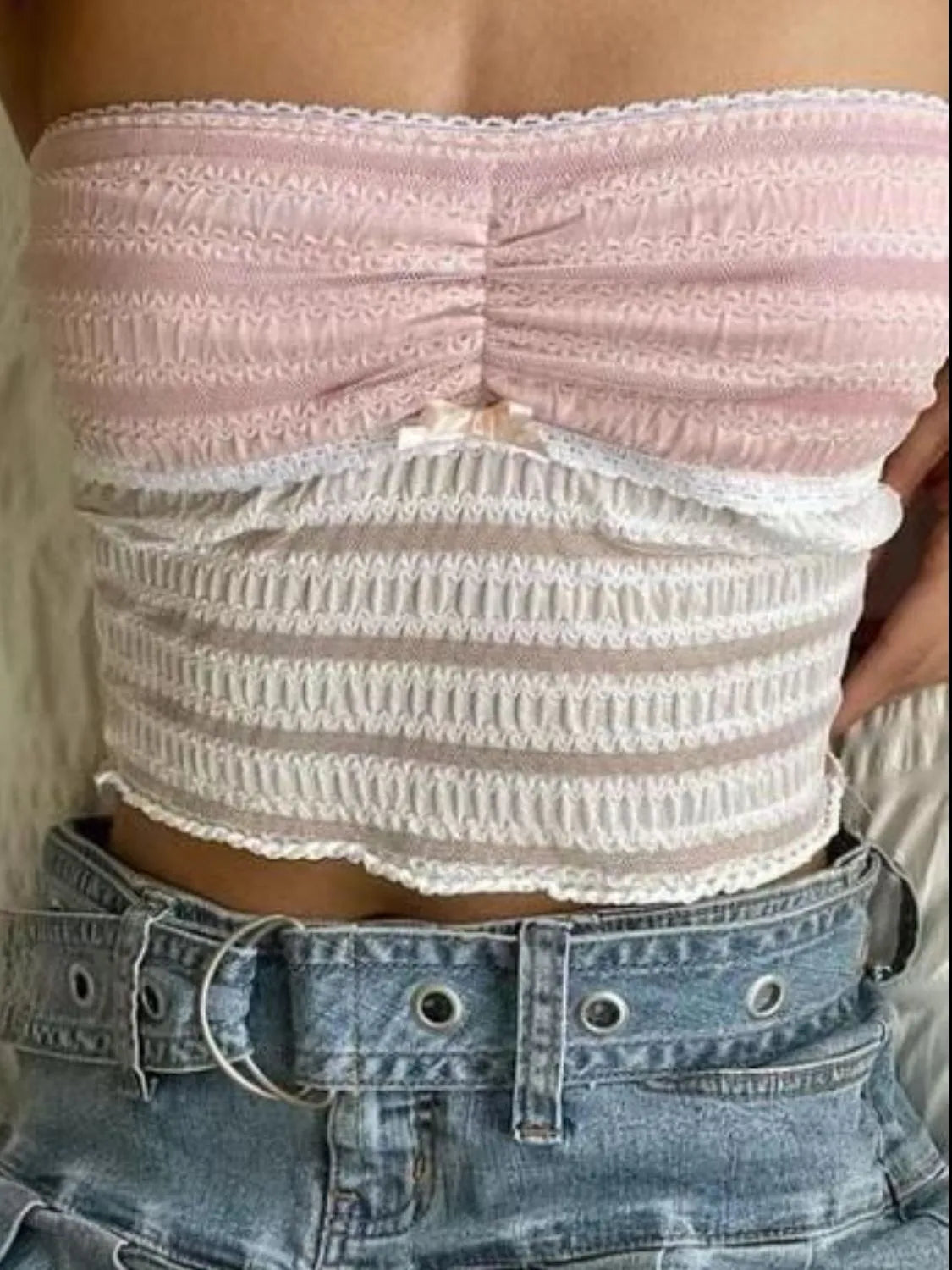 Elegant Lace Tube Top - Feminine & Chic