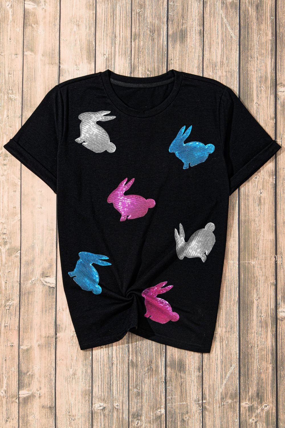 Easter Bunny T-Shirt - Sparkly & Festive Holiday Tee