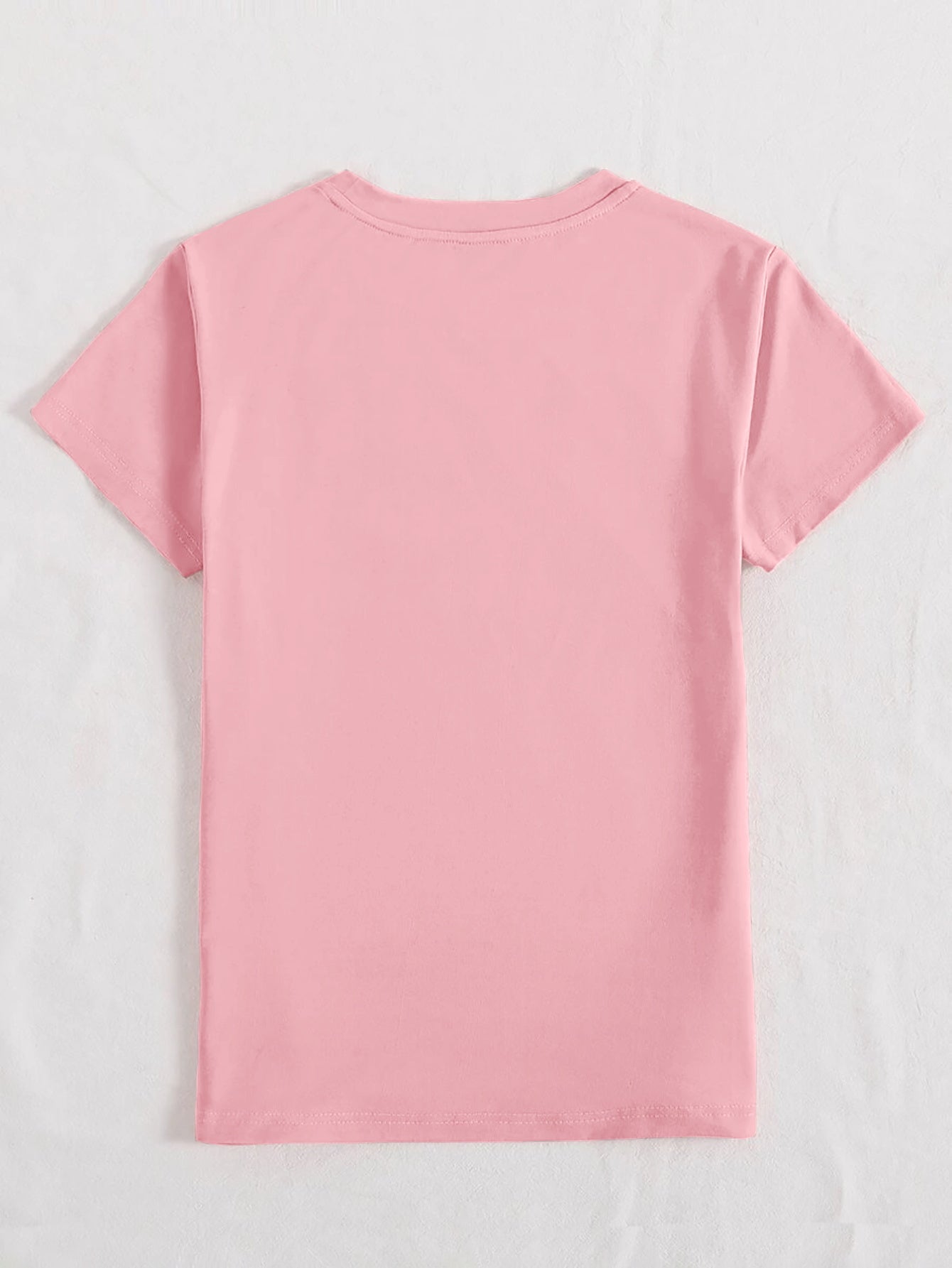 Rabbit Graphic Short Sleeve T-Shirt - Casual & Comfy