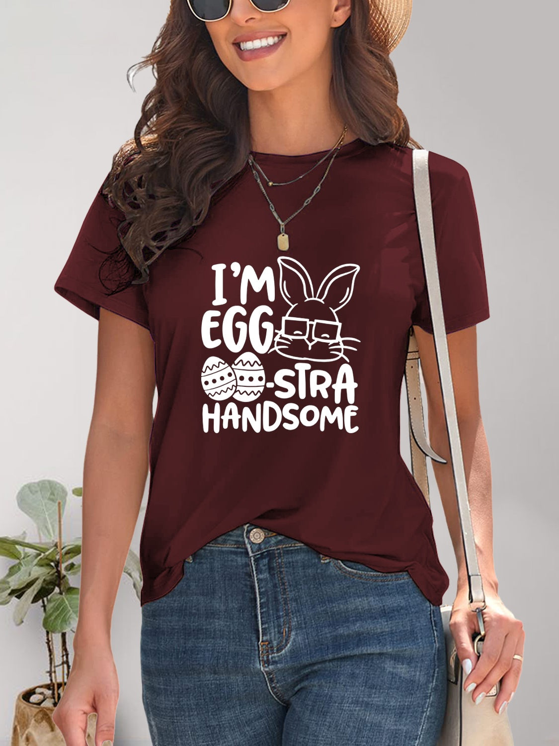 Graphic Round Neck T-Shirt - Stylish & Comfortable