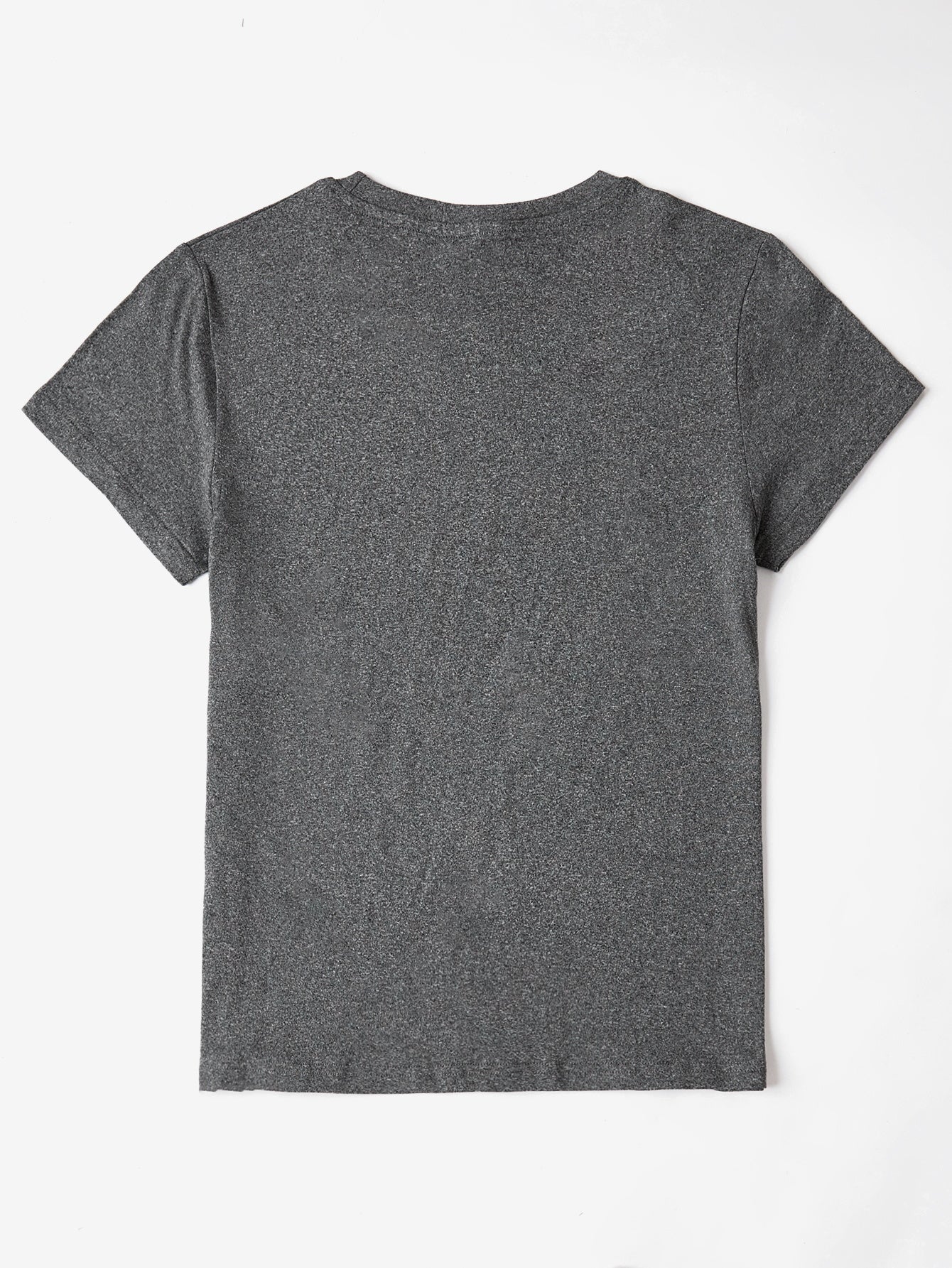 Rabbit Round Neck T-Shirt - Cute & Casual Print Tee