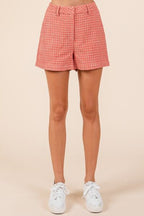 Mittoshop Tweed Classic Shorts with Side Pockets