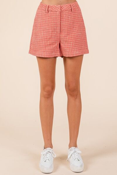 Mittoshop Tweed Classic Shorts with Side Pockets