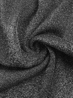 Elegant Glitter One-Shoulder Long Sleeve Wide-Leg Jumpsuit