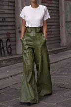 High Waist Wide Flare Pants - Chic & Flattering Fit