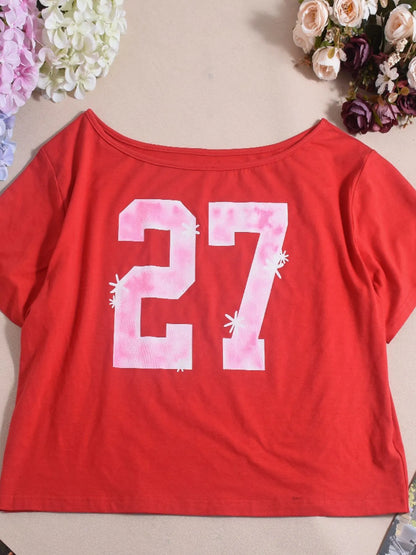 Asymmetrical One-Shoulder Top â€“ Number 27 Edition