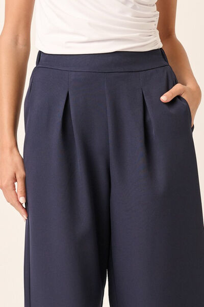 Mittoshop Inverted Pleat Wide Leg Pants