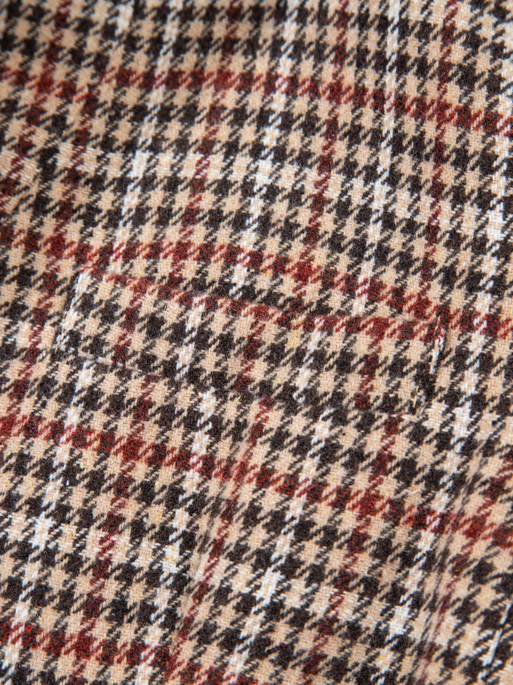 Chic Houndstooth Lapel Collar Blazer – Stylish Buttoned Women’s Outerwear