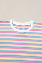 Striped Two-Piece Outfit - Stylish & Comfortable Matching Set