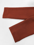 Ruched Ribbed Bodycon Dress with Asymmetrical Neckline