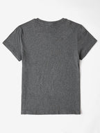 Graphic Round Neck T-Shirt - Lightweight & Comfortable