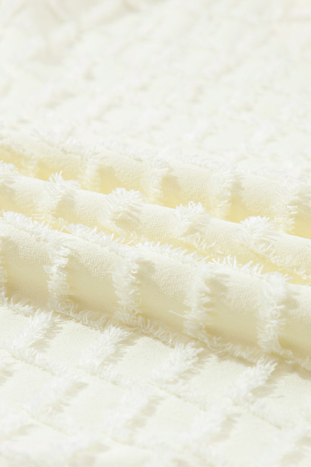 Textured Round Neck Top and Pants Set - Chic & Effortless