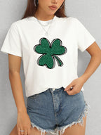 Lucky Clover Comfort Fit T-Shirt - Basic, Stylish & Comfortable