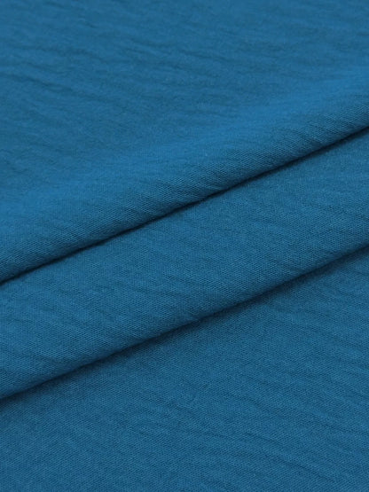 Classic Button-Down Long Sleeve Maxi Dress with Pockets