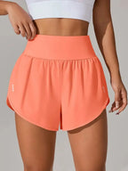Pocketed Stretch High-Waist Shorts