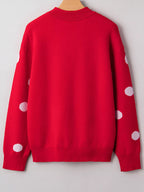 LET IT SNOW Christmas Loose Knit Sweater