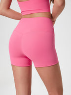 Millennia High Waist Active Shorts - Stretch & Comfort
