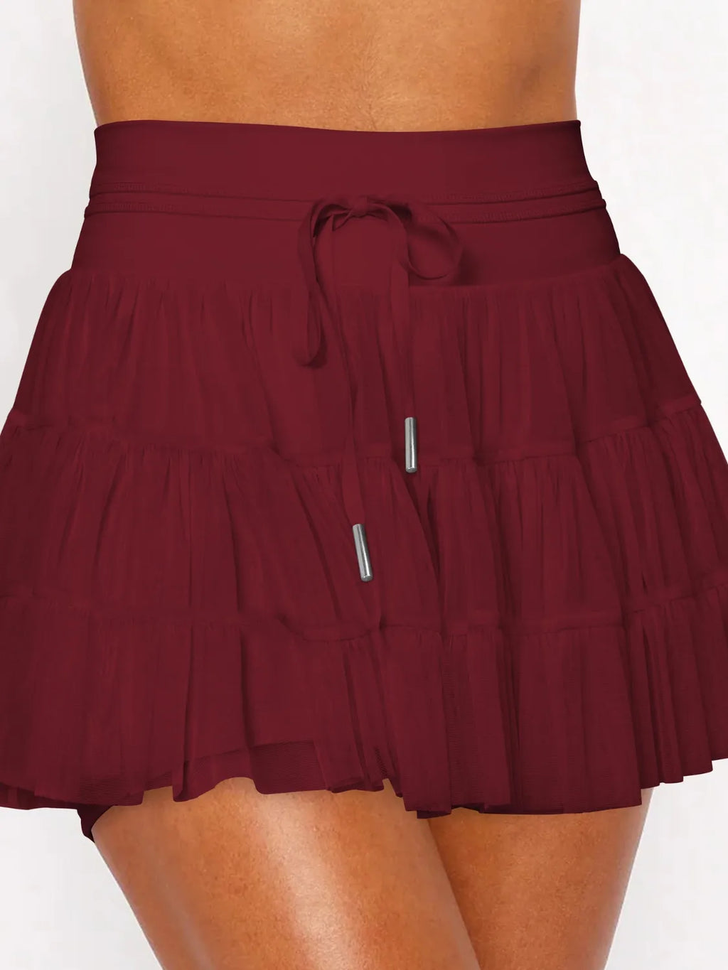 High Waist Pocketed Athletic Skort
