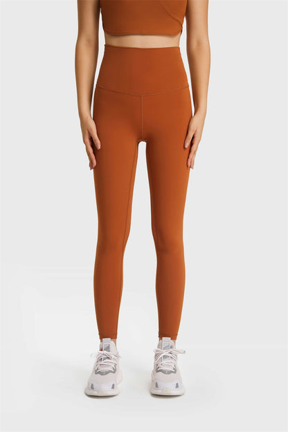 Millennia Ultra-Soft Second-Skin High Waist Leggings Brown
