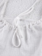 Two-Piece Tie-Front Cami & Shorts Lounge Set