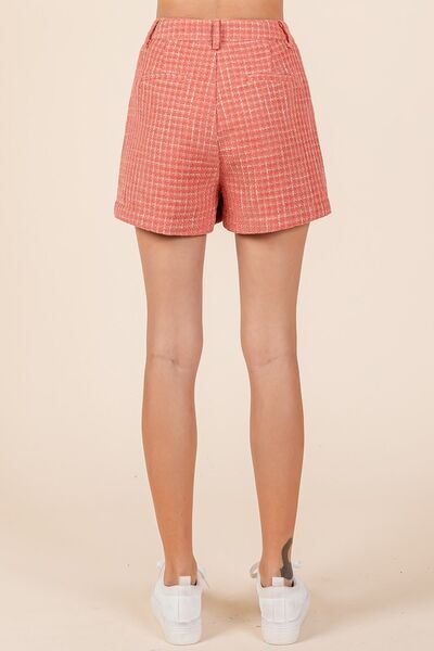 Mittoshop Tweed Classic Shorts with Side Pockets