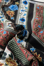 Mixed Floral Chevron Pattern Cami - Trendy & Lightweight