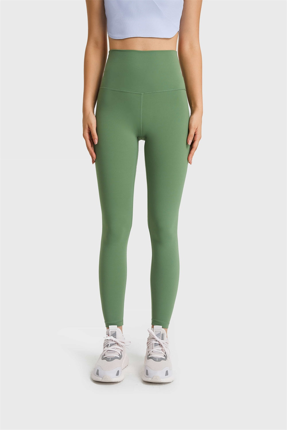 Millennia Ultra-Soft Second-Skin High Waist Leggings Green
